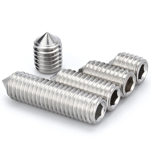  DIN553 GB71 Slot head screw with taper end tightening Slotted Set Screws With Cone Point M1.6 M2 M2.5 