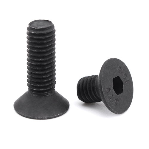 12.9 Grade Black Hexagon Countersunk Socket Head Cap Screw bolt for Machine - 副本