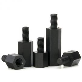 Nylon fixed column Internal and external single-pass column nylon six support stud 