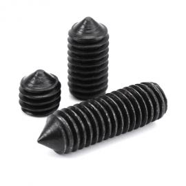 Tip Set Screw black Din914 Soft Cone Point With Hex Socket