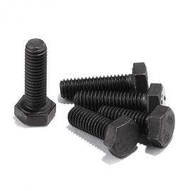 China wholesale hexagon bolt DIN933 DIN931 black hexagon head screw 