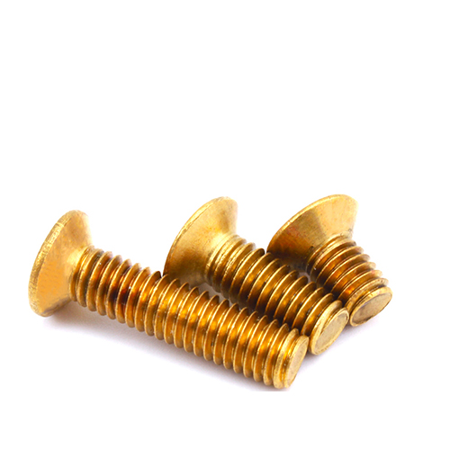 Brass Flat Head Metric Thread Cross Recessed Copper Countersunk Machine Screw